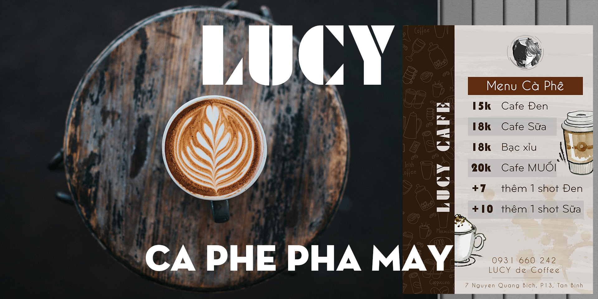 LUCY de Coffee background